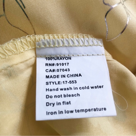 Luna Moon High Low Sleeveless Button Up Dress Size: Large - Picture 6 of 10